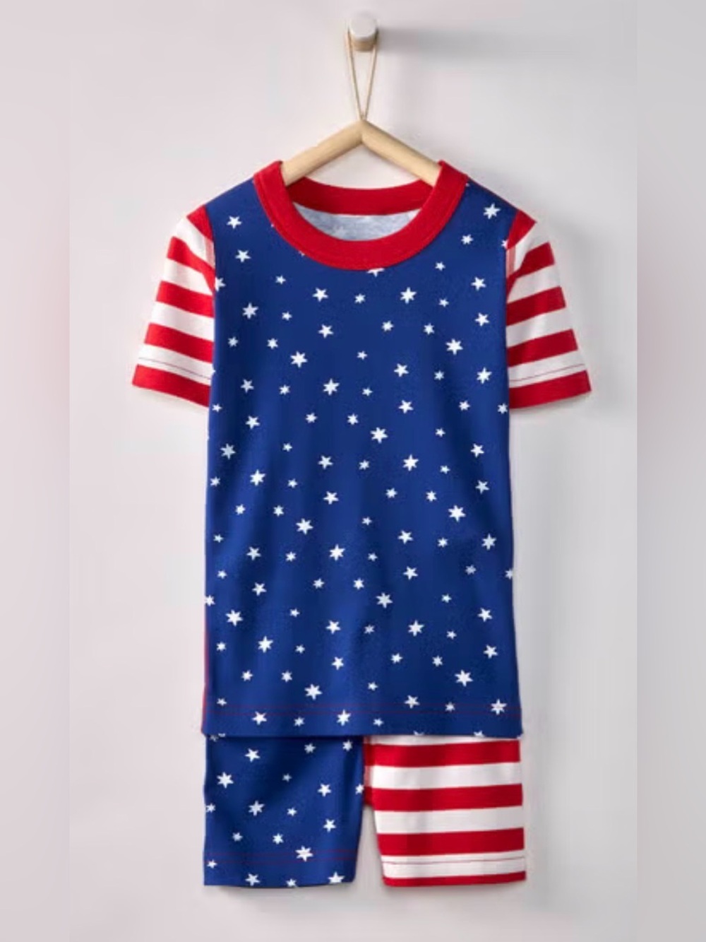 🖤HANNA ANDERSSON WOMENS PATRIOTIC PAJAMA SET SIZE S🖤